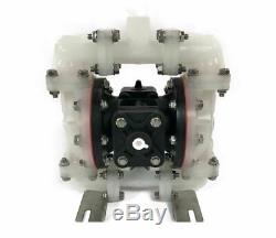Double Diaphragm Air Pump PII. D50 Industrial Polypropylene 1/2 NPT Inlet / Outl