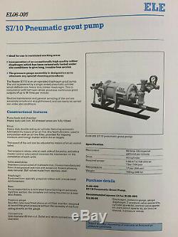 ELE Reader Air Operated Diaphragm Grout Pump & Twin Paddle Type Mixers