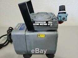 GAST DOA P125 AA Oilless Diaphragm Vacuum Air Compressor Pump With Foot Pedal