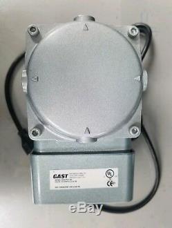 GAST DOA-P701-AA oil-less diaphragm vacuum pump and air compressor. Max 60psi