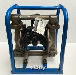 GRACO HUSKY 1050 STAINLESS STEEL 1 AIR DOUBLE DIAPHRAGM/ TRANSFER PUMP WithSTAND