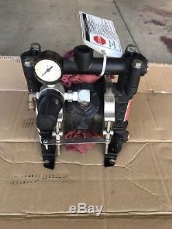 GRACO Husky 716 Metal Air-Operated Double Diaphragm Pump With Regulator Used