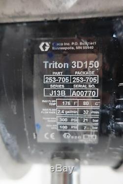Graco 253-705 Triton 3d150 Air-operated Double Diaphragm Pump 2.4gpm