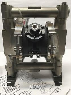 Graco D44381 Husky 716 SS Air-Operated Diaphragm Pump With Remote Pilots