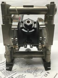 Graco D44381 Husky 716 SS Air-Operated Double Diaphragm Pump, 3/4 NPT, 15 GPM