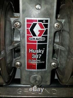 Graco Husky 307 3/8 Air-Operated Double Diaphragm Pump D31255. With box. P&P