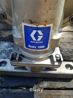Graco Husky 3300 Air-Operated Diaphragm Pump 3300 3 inch Stainless Steel