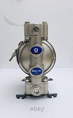 Graco Husky 716 Part No. D54311 3/4 Ss Air Operated Double Diaphragm Pump #5