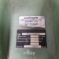 Granzow DP50-FA-BBB-B, Air-Operated Double Diaphragm Pump. USED