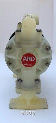 Ingersoll Rand Aro 6661aj-322-c Air Double Diaphragm Pump 1 Polypropylene #5