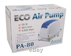Jecod Jebao Eco Air Pump Pond Aerator PA 35 45 60 80 100 150 200 Koi Goldfish UK