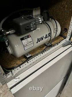 Jun Air Vacuum & Compressed Air Box, 2xOF301VK-4M, Dry Pumps, Receiver Tank
