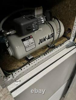 Junair (2xOF301VK-4M) Dry Vacuum Pump & Compressed Air Unit, Edwards Buchi KNF
