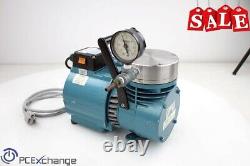 KNF Neuberger UN035 STP Diaphragm Vacuum Pump Air Compressor 115VAC