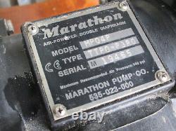 Marathon Model MP04P Air Powered Double Diaphragm 100 Psi Pump WithValve