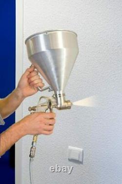 Mecafer 120133 Spray Gun and Hopper for Painting Pebbledash or Plaster Surfaces