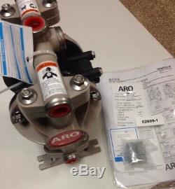 New Ingersoll Rand ARO 66605J-388 1/2 Poly Air Double Diaphragm Pump 13 GPM