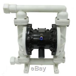 Pneumatic Diaphragm Pump QBK-25 compressed air supply double new intake outlet