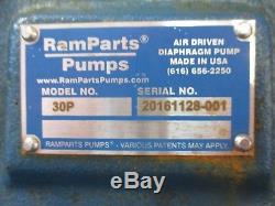 Ram Parts Pumps-air Driven Diaphragm Pump #205931h Used