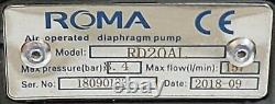 Roma / Km Kinley Rd20al Air Operated Diaphragm Pump 8.4 Bar Aodd Pump