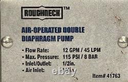 Roughneck 41763 Air-operated Double Diaphragm Pump 115psi 12gpm/45lpm Air Inlet