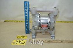 Roughneck #58241, Air-Operated Double Diaphragm Pump, Flow Rate 16 GPM 115 PSI