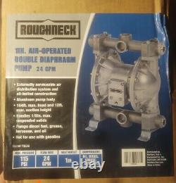 Roughneck Air-Operated Double Diaphragm Oil Pump 24 GPM, 1in. Inlet and Outlet