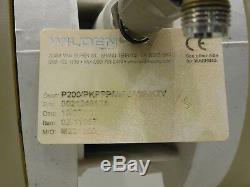 Rx-4259, Wilden 200 Air Operated Dual Diaphragm Pump. 1 P200/pkppp/wfs/wf/ktv