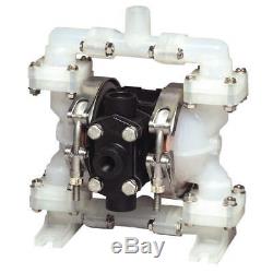 SANDPIPER Double Diaphragm Pump, Air Operated, 180F, PB 1/4 TS3PP