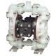 SANDPIPER Double Diaphragm Pump, Air Operated, 180F, S07B1P1PPNS000
