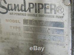 Sand Piper air powed double Diaphragm Pump EB1-A TN-3-CI