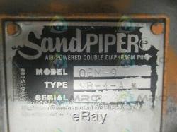 Sandpiper 0em-9 Sb-4-a Air Powered Double Diaphragm Pump Used