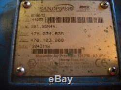 Sandpiper Air-Operated Aluminum Diaphragm Pump 1 Inlet SB1-SGN4A