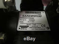 Sandpiper Air Operated S05B2K2TPNS000 Double Diaphragm PVDF 100 PSI Pump