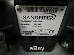 Sandpiper Air Operated S05B2K2TPNS000 Double Diaphragm PVDF 100 PSI Pump Level 2