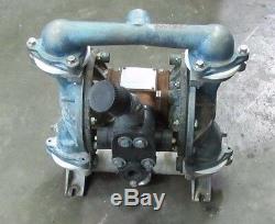 Sandpiper Eb1-m 1-1/4 X 1 Npt Steel Air & Stainless S/s Flow Diaphragm Pump