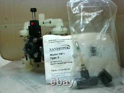 Sandpiper PB1/4 TT3PPE4 Air Operated Double Diaphragm Pump 1/4N New No Box