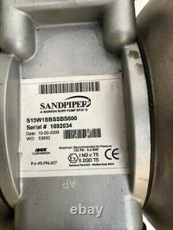 Sandpiper S15w1sbssrs600 Air Double Diaphragm Pump 1-1/2 Stainless Steel Ss #2