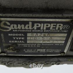 Sandpiper SA2-A-DB-5-A 2 NPT Air Powered Aluminum Double Diaphragm Pump 140GPM