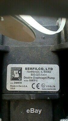 Serfilco Air Operated Double Diaphragm Pump Type SSBTF-1