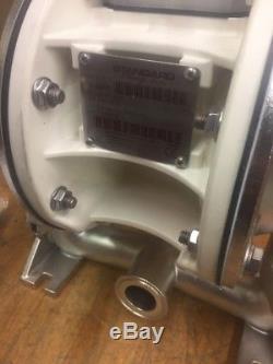 Standard Pump 1 Air Double Diaphragm Pump 36 GPM 220F SPFP10PPT Stainless Steel