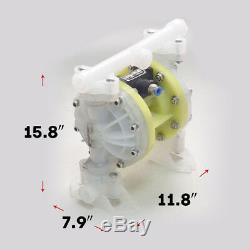 Updated Air-Operated Double Diaphragm Air Poly Pump 1/2 or 3/4 NPT