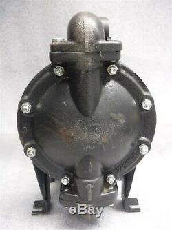 Used Aro 1 Air Diaphragm Pump 666102-2EB-C Cast Iron Body Santoprene 2F