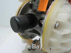 VERSA-MATIC PUMP E1PA6X669A 1 Air Operated Dual Diaphragm Pump PolyPro/Aluminum
