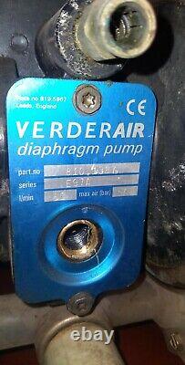Verderair VA 20 Air Operated Double diaphragm pump, P/N 810.1387, Used