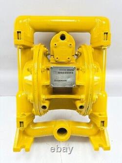 Versa-Matic E1AA2R229C- Atex Double Diaphragm Pump, Aluminum, Air Operated, Buna