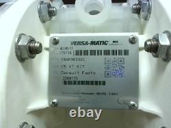 Versa-Matic E5AP3R339C Double Diaphragm Pump Aluminum Air Opera Reconditioned