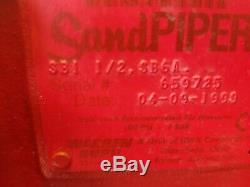 WARREN RUPP SANDPIPER AIR POWERED DOUBLE DIAPHRAGM PUMP SB1 1/2 SB6A tested
