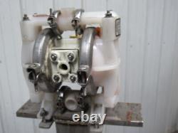WILDEN P1 1/2 Air Operated Double Diaphragm Pump & S. S. Stand Tested