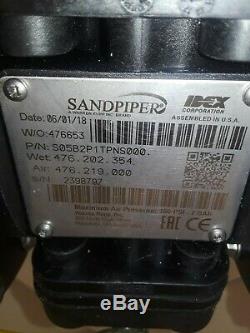 Warren Rupp Sandpiper Air Polypropylene Double Diaphragm Pump S05B2P1TPNS000